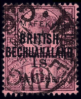 O        176 (15) 1900 1' On 6d Purple On Rose-red Q Victoria^ Of British Bechuanaland Surcharged And Overprinted... - Kap Der Guten Hoffnung (1853-1904)