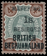 *        172 (11) 1900 1' On 4d Green And Purple-brown Q Victoria Of British Bechuanaland^ Surcharged And... - Cap De Bonne Espérance (1853-1904)