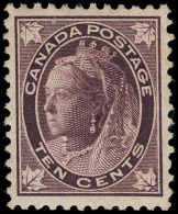 *        66-73 (141//149) 1897-98 ½¢-10¢ Q Victoria Maple Leaves^, Perf 12, Cplt (8), OG, HR, F-VF... - Ongebruikt