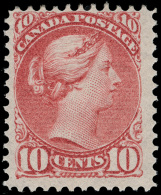 *        45a (109) 1889 10¢ Salmon-pink Q Victoria^, Ottawa Printing On Thinnish Paper Of Poor Quality, Often... - Neufs