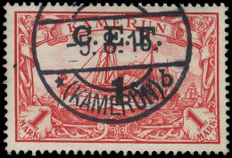 O        62 (B10) 1915 1' On 1M Carmine Yacht^ Overprinted "C.E.F.", Only 1900 Issued, Probably Less Than 5% Were... - Sonstige & Ohne Zuordnung
