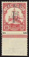 *        55f (B3c) 1915 1d On 10pf Carmine Yacht^ Overprinted "C.E.F.", ERROR - "1 D." Double, Scarce As Only 20... - Sonstige & Ohne Zuordnung