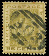 O        72-80 (126-34) 1876-79 1¢-96¢ Seal Of The Colony^, Wmkd CC, Perf 14, Cplt (9), Used, F-VF Scott... - Guyane Britannique (...-1966)