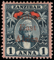 *        88 Var-93 Var Footnoted (80 Var-85 Var Footnoted)  1897 ½a-7½a  Zanzibar Sultan^ Overprinted... - Brits Oost-Afrika