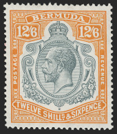 *        81-97 (77//93, 87a) 1922-34 ¼d-12'6d Caravels And K George V^ Keyplates, Wmkd Script CA, Perf 14,... - Bermudes
