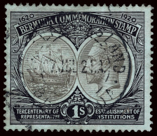 O        55-60, 67-69 (59-67) 1920-21 ¼d-1' K George V And Colony Seal^, Cplt (9), Light Cds, Well Centered,... - Bermuda