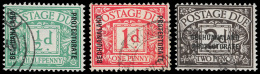 O        J1-3 (D1-3) 1926 ½d-2d Postage Dues Of Great Britain^ Overprinted "Bechuanaland Protectorate",... - Otros & Sin Clasificación