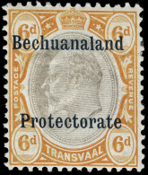*        AR1 (F1) 1910 6d Black And Brown-orange K Edward VII Of Transvaal^ Postal Fiscal Overprinted, Only 1500... - Autres & Non Classés