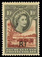 *        179b (167) 1961 1R On 10'  Q Elizabeth II Surcharged SG Type I^, Wmkd Script CA, Perf 13½x14,... - Autres & Non Classés