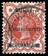 O        52 (40) 1890 ½d Vermilion Q Victoria^ Of Great Britain, Overprinted "Protectorate" Sc Type B (SG... - Autres & Non Classés