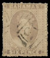 O        4a (6a) 1861 6d Pale Dull Lilac Q Victoria^, Unwmkd, Rough Perf 14 To 16, Light "A 05" Cancel, Nicely... - Other & Unclassified