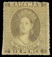 *        4 (6) 1861 6d Grey-lilac Q Victoria^, Unwmkd, Rough Perf 14 To 16, Ex-Markowitz, Unused, VF, With Sismondo... - Otros & Sin Clasificación