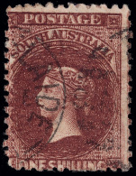 O        73 Var (126 Var) 1880 1' Reddish Lake-brown Q Victoria^, Perf 11½x12½, Wmkd Broad Star,... - Oblitérés