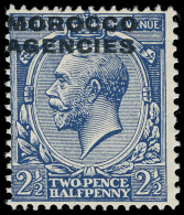 *        231 (58a) 1935-36 2½d Blue K George V Of Great Britain^ Overprinted "MOROCCO AGENCIES"... - Maroc (bureaux)