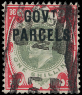 O        O39-43 (O74-78) 1902 1d-1' K Edward VII GOVT. PARCELS^, Wmkd Imperial Crown, Perf 14, Cplt (5), Used, F-VF... - Dienstzegels