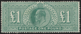 *        127-145 (215/257) 1902-1911 ½d-£1 K Edward VII^, Wmkd Imperial Crown, Anchor, Or Three... - Neufs