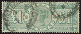 O        111-22, 124-26 (197//212, 213-14) 1887-1900 ½d-£1 Q Victoria Jubilee Set,^ Wmkd Imperial... - Oblitérés