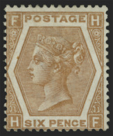 *        59a (122) 1872 6d Deep Chestnut Q Victoria^, Plate 11, Wmkd Spray Of Rose, Part OG, Fine Scott Retail... - Unused Stamps