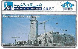Delcampe - @+ Maroc - Mosqée Hassan II - 50U. (204A). 1992. - Marokko