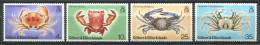 175 GILBERT Et ELLICE 1975 - Yvert 232/35 - Crabe - Neuf ** (MNH) Sans Charniere - Îles Gilbert Et Ellice (...-1979)