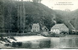 N°312 J -cpa Clécy -le Moulin Du Pont De La Mousse- - Water Mills