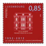 Luxembourg - 2012 - 60th Anniversary Of European Court Of Justice - Mint Stamp - Nuevos