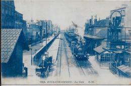 CPA Bois Colombes Hauts De Seine Gare Chemin De Fer Circulé - Andere & Zonder Classificatie