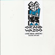 GRAND WAZOO - CAFE ROCK - AMIENS - AUTOCOLLANT - - Stickers