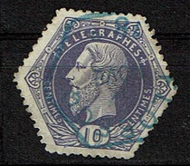 TG 3  Obl Bleue Flobecq - Telegraphenmarken [TG]