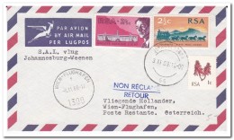 Zuid Afrika 1969, Air Mail, Letter To Austria - Luchtpost