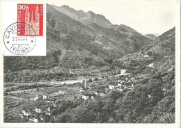 Cavigliano - Blick Gegen Intragna          Ca. 1940 - Intragna