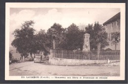 LAUZERTE - Monument Aux Morts Et Promenade De L'Eveillé - Lauzerte