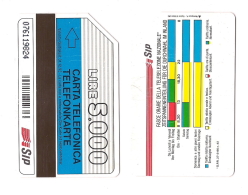 SCHEDA TELEFONICA USATA BILINGUE Fasce Orarie AA12 -  AV1 - Other & Unclassified