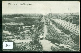 ANSICHTKAART * HILVERSUM * STATIONSPLEIN * Omstreeks 1919 (3860) - Hilversum