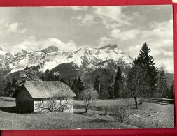 HBI-16  Charmes Et Splendeurs De Villars, Chalet D'Alpage, Les Muverans Et Les Dents De Morcles. Cachet 1964 - Morcles