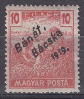 Hungary Banat Bacska 1919 MAGYAR POSTA Mi#39 Mint Hinged - Banat-Bacska