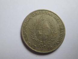 1970 URUGUAY 20 PESOS, MONEDA MONNAIE COIN - Uruguay