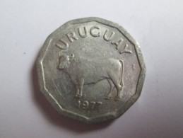 1977 URUGUAY 5 CENTESIMOS, MONEDA MONNAIE COIN ALUMINIO ALUMINUM - Uruguay