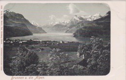 SUISSE SZ SCHWYZ Ingenbohl BRUNNEN " Brunnen U Die Alpen " Precurseur - Ingenbohl