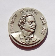 Medal EDMONDO DE AMICIS 1846-1908 - Instituto PIO IX - Royal/Of Nobility