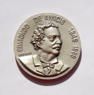 Medal EDMONDO DE AMICIS 1846-1908 - Instituto PIO IX - Royaux/De Noblesse