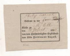 34158  -   St-Vith  Certificat  Confirmation    1827  -   10 X  7 - Sankt Vith