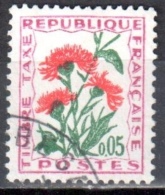 France 1965 Postage Due, Flowers - Mi. 100 - Used - Oblitéré - 1960-.... Oblitérés