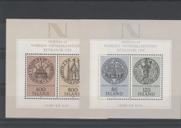 LOT 4 ISLANDE  N°541-542-559-560 ** - Unused Stamps