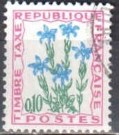 France 1965 Postage Due, Flowers - Mi. 101 - Used - Oblitéré - 1960-.... Gebraucht