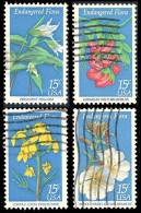 Etats-Unis / United States (Scott No.1783-86 - Flore En Danger / Endangered Flora) (o) - Used Stamps