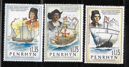 Penrhyn 1992 500th Anniv. Of Discovery Of America Columbus MNH - Penrhyn