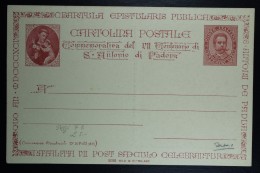 Delcampe - Italia: Cartolina Postale Private Issue Not Used - Stamped Stationery