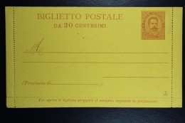 Italia: Biglietto Postale  Mi  K 2   1889 - Entiers Postaux