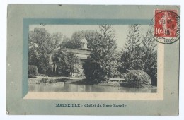 716 - Marseille - Châlet Du Parc Borelly Borely -  Semeuse 10c - Encadrée Circulée Pour Perpignan Cristine Rare - Parks, Gärten